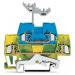  BORNE A 2 ETAGES / 2,5 MM / P 
