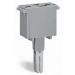  Module enfichable 2 ples, gri 