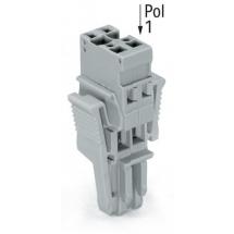  CONNECTEUR FEMELLE 1C, 2 POLES 