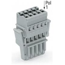  CONNECTEUR FEMELLE AVEC CLIQUE 