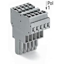  CONNECTEUR FEMELLE 2C, AVEC DE 