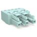  DOUILLE 3 POLES, TURQUOISE CLA 