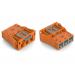  CONNECT MALE SNAP-IN 3P ORANGE 