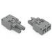  DOUILLE 2 POLES, GRIS 
