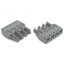  DOUILLE 4 POLES, GRIS 