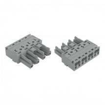 DOUILLE 4 POLES, GRIS 