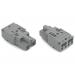  CONNECTEUR 2 POLES, GRIS 