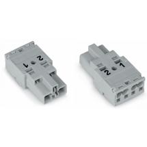  CONNECTEUR 2 POLES, GRIS 