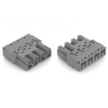  CONNECTEUR 4 POLES, GRIS 