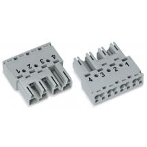  CONNECTEUR MALE 4 POLES SANS D 