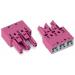  DOUILLE 3 POLES, ROSE 