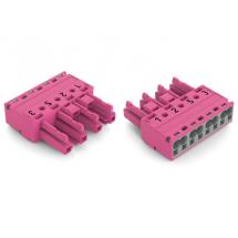  DOUILLE 4 POLES, ROSE 