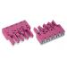  DOUILLE 5 POLES, ROSE 