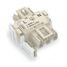  CONN.FEM.MALE LINECT 3P/BLANC/ 