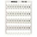  MARQUAGE WMB HORIZONTAL 1 A 10 