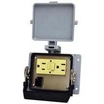  Rj45, 120vac gfi  nema 4x 