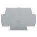  PLAQUE D'EXTREMITE / GRIS 