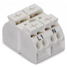  VERB.KL.2-P. 2-PIN WEISS AUFDR 