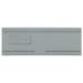  PLAQUE D'EXTREMITE / GRIS 