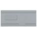  PLAQUE D'EXTREMITE / GRIS 