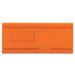  PLAQUE D'EXTREMITE / ORANGE 