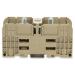  BORNE A TIGE 120 MM, BEIGE 