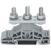  BORNE 3 BOUTONS M6 GRIS 