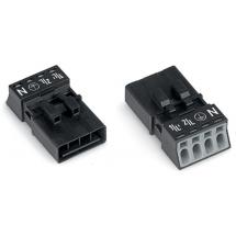  CONNECT.MALE 4 POL. NOIR 
