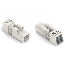  CONNECTEUR MALE 2 POLES SANS D 