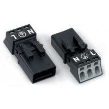  CONNECTEUR MALE 3 POLES SANS D 