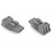  DOUILLE 3 POLES, GRIS 