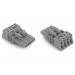  DOUILLE 4 POLES CODAGE B, GRIS 