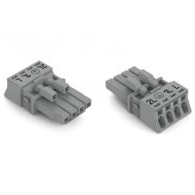 DOUILLE 4 POLES, GRIS 