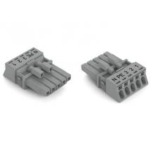  DOUILLE 5 POLES, GRIS 