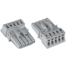  DOUILLE 5 POLES, GRIS 