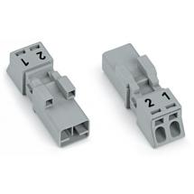  CONNECTEUR MALE 2 POLES SANS D 