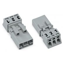  CONNECTEUR MALE 3 POLES SANS D 