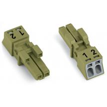  DOUILLE 2 POLES, VERT CLAIR 