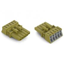  DOUILLE 5 POLES, VERT CLAIR 