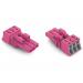  DOUILLE 3 POLES, ROSE 