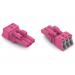  DOUILLE 3 POLES, ROSE 