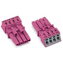  DOUILLE 4 POLES, ROSE 