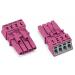  DOUILLE 4 POLES, ROSE 
