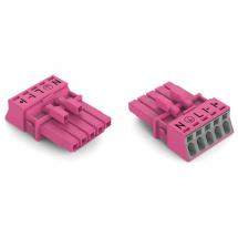  DOUILLE 5 POLES, ROSE 