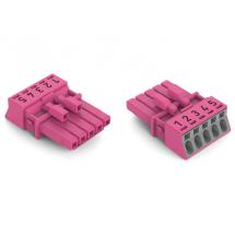  DOUILLE 5 POLES, ROSE 